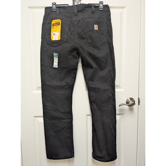 Carhartt Relaxed Fit Rugged Flex 5-Pocket Jeans - Black - Picture 1 of 9